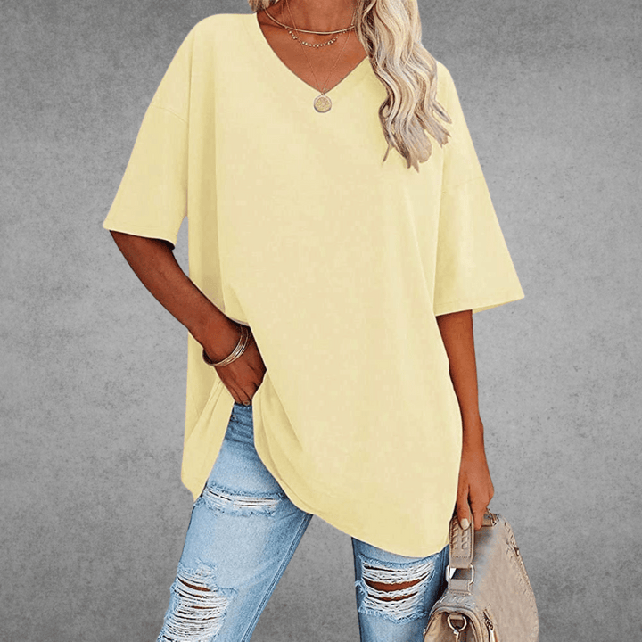 V-hals T-shirt Dames | Oversized &amp; Casual Comfort