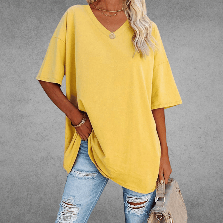 V-hals T-shirt Dames | Oversized &amp; Casual Comfort