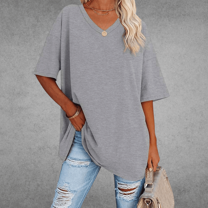 V-hals T-shirt Dames | Oversized &amp; Casual Comfort