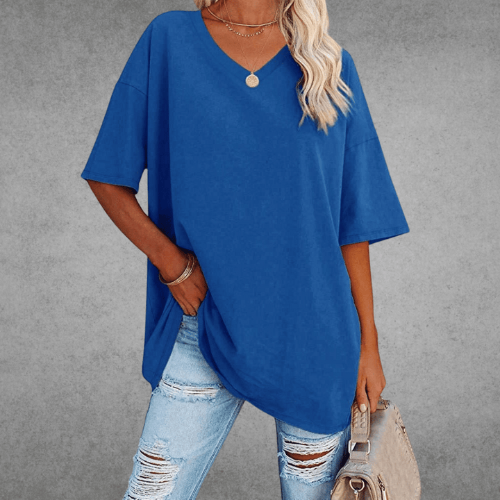 V-hals T-shirt Dames | Oversized &amp; Casual Comfort