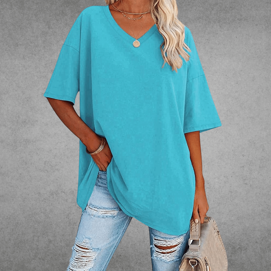 V-hals T-shirt Dames | Oversized &amp; Casual Comfort