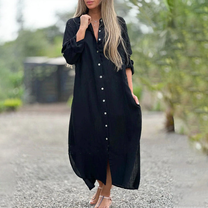 Vrouwen Luchtige knoopsluiting en Split &
