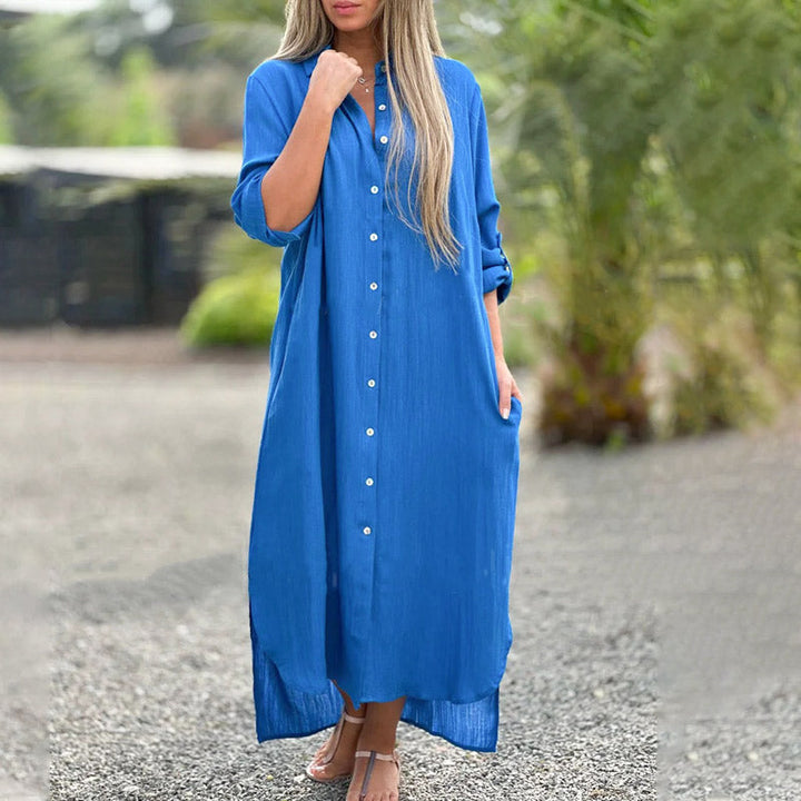 Vrouwen Luchtige knoopsluiting en Split &