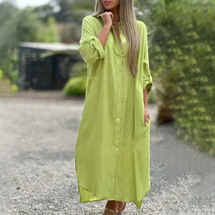 Vrouwen Luchtige knoopsluiting en Split &