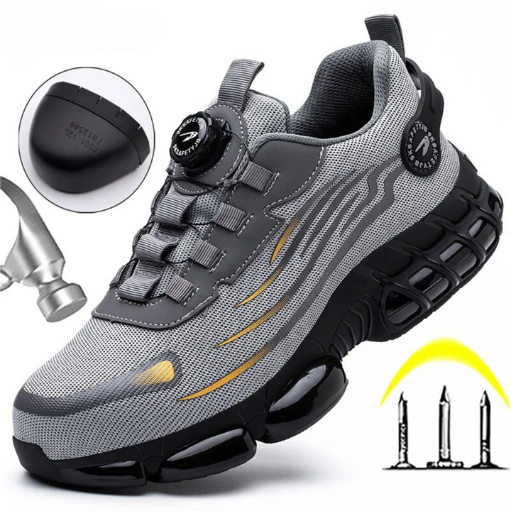 Werkschoenen Heren | Veiligheidsschoenen | Antislip grip &amp; snelle draaisluiting