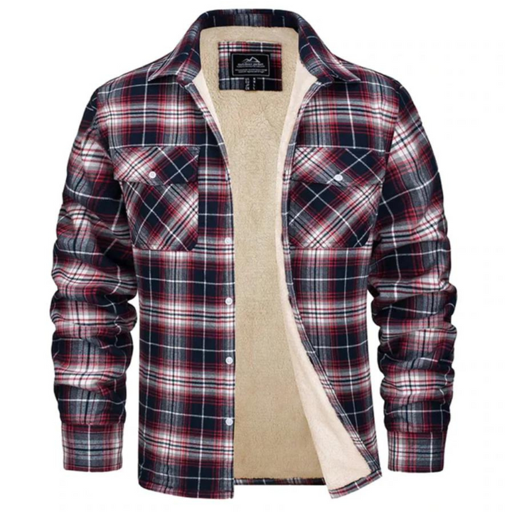 Winterjas Heren | Geruite Jas | Warm comfort voor herfst &amp; winter