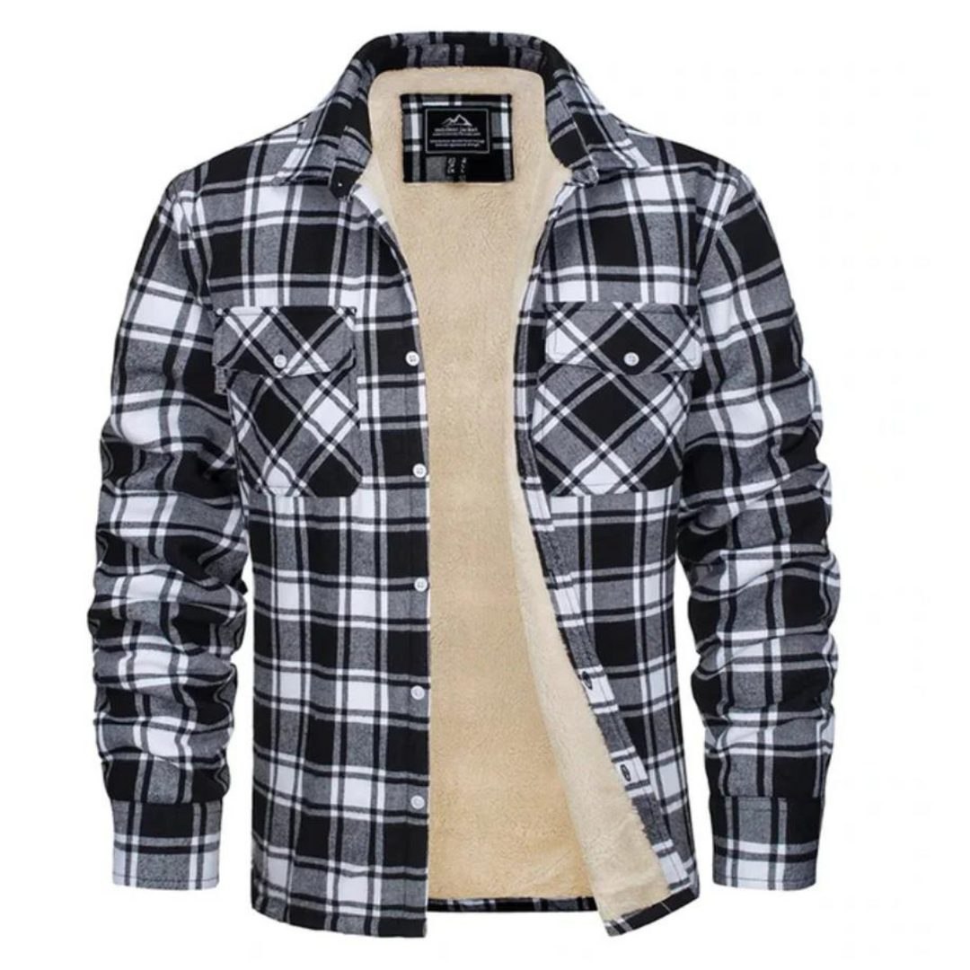 Winterjas Heren | Geruite Jas | Warm comfort voor herfst &amp; winter