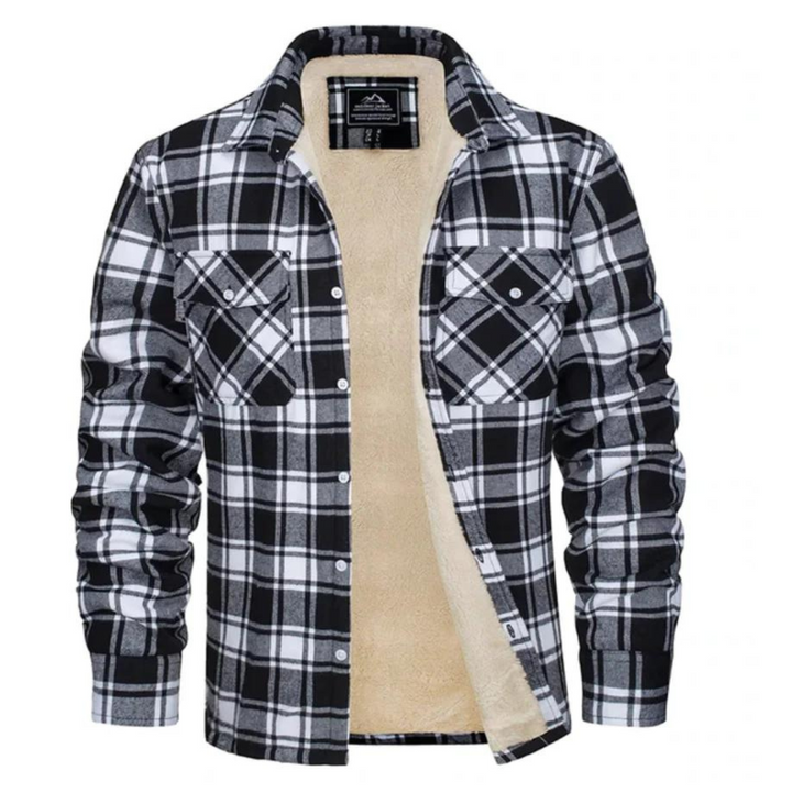 Winterjas Heren | Geruite Jas | Warm comfort voor herfst &amp; winter