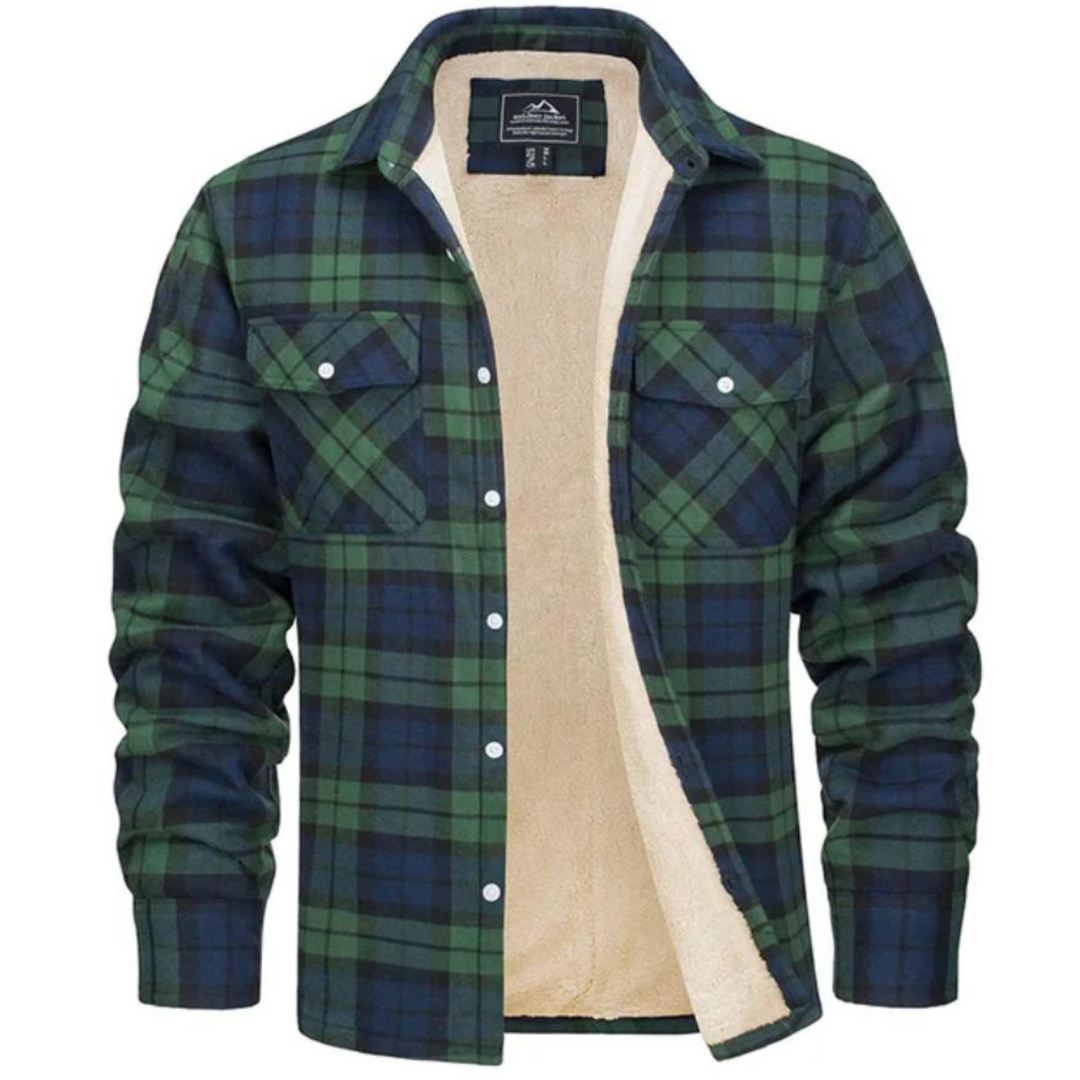 Winterjas Heren | Geruite Jas | Warm comfort voor herfst &amp; winter