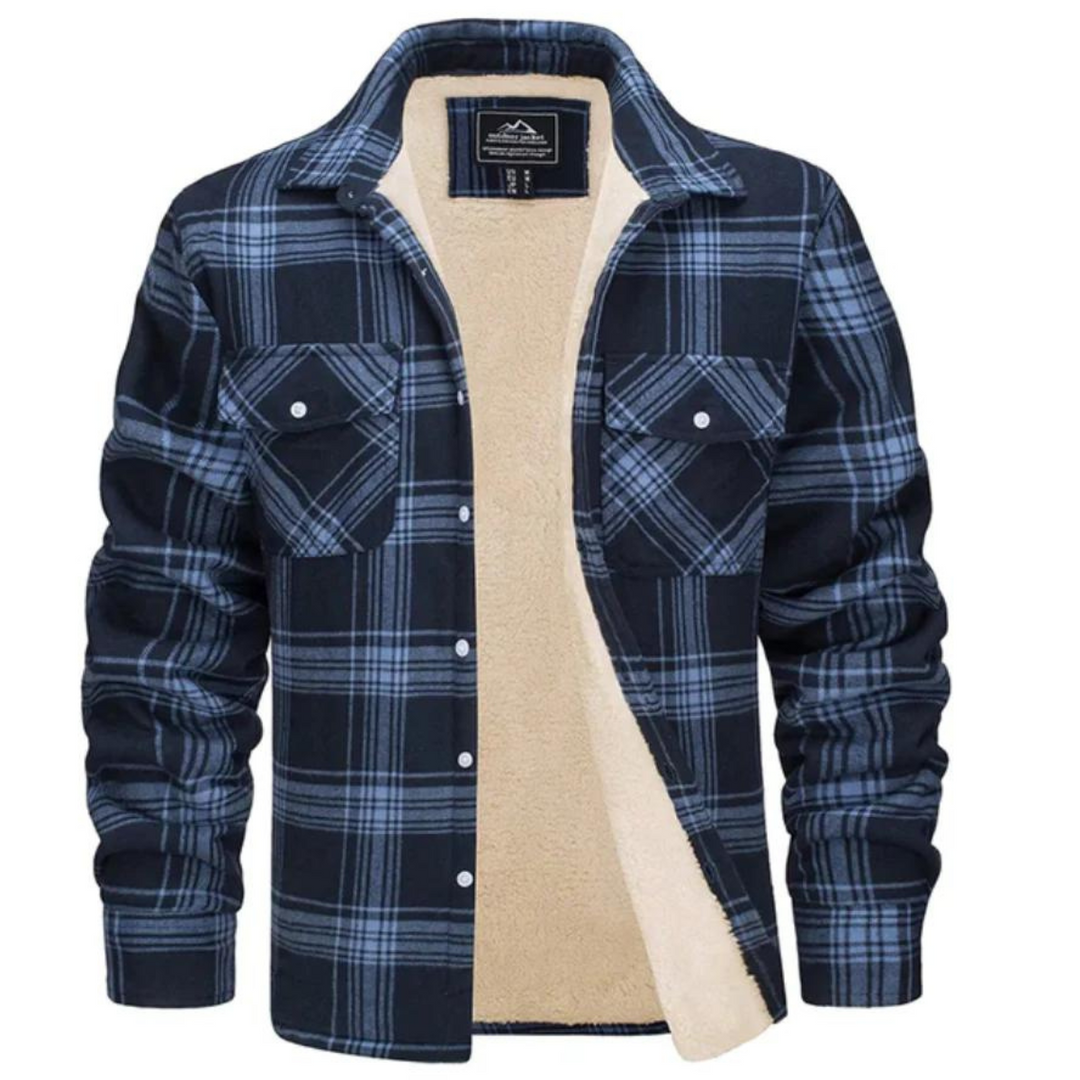 Winterjas Heren | Geruite Jas | Warm comfort voor herfst &amp; winter