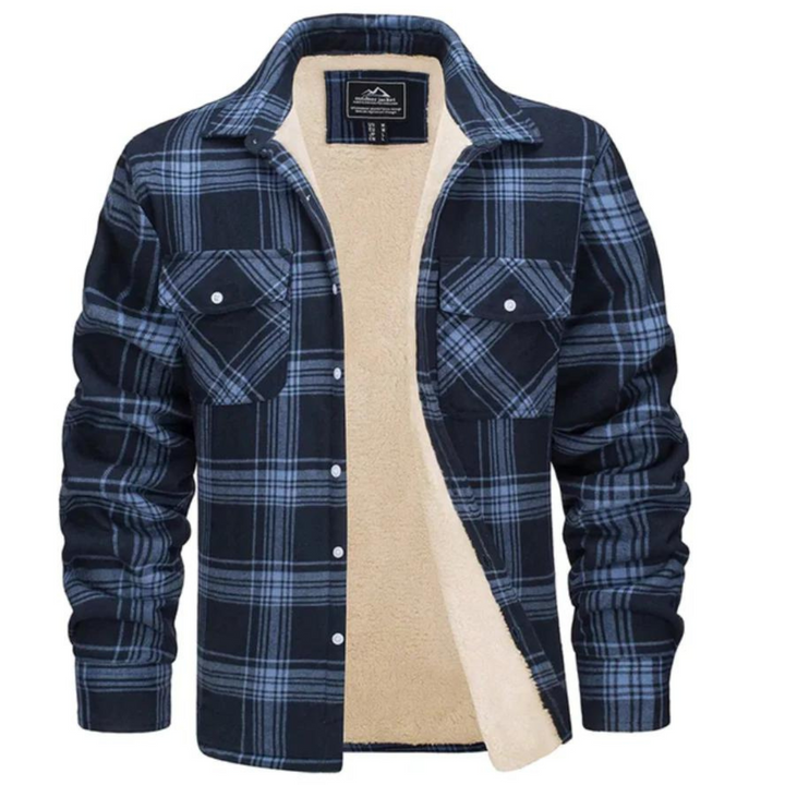 Winterjas Heren | Geruite Jas | Warm comfort voor herfst &amp; winter