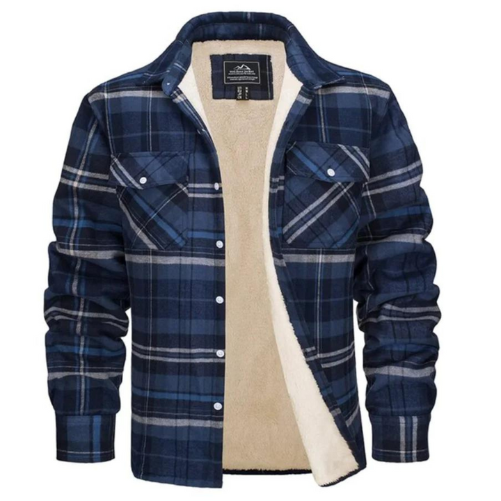 Winterjas Heren | Geruite Jas | Warm comfort voor herfst &amp; winter