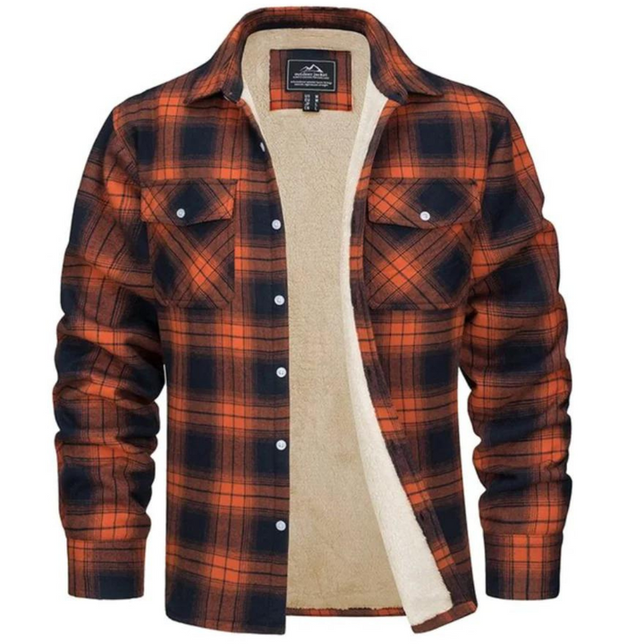 Winterjas Heren | Geruite Jas | Warm comfort voor herfst &amp; winter