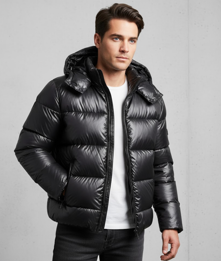Winterjas Heren | Pufferjas Heren | Verstelbare capuchon &amp; strak silhouet