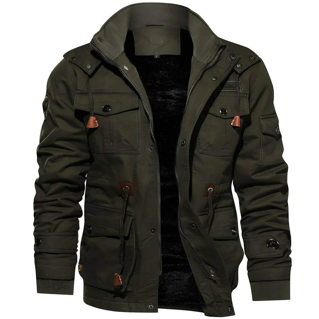 Winterjas Heren | Tussenjas Heren | Dubbele sluiting &amp; slim opberggemak