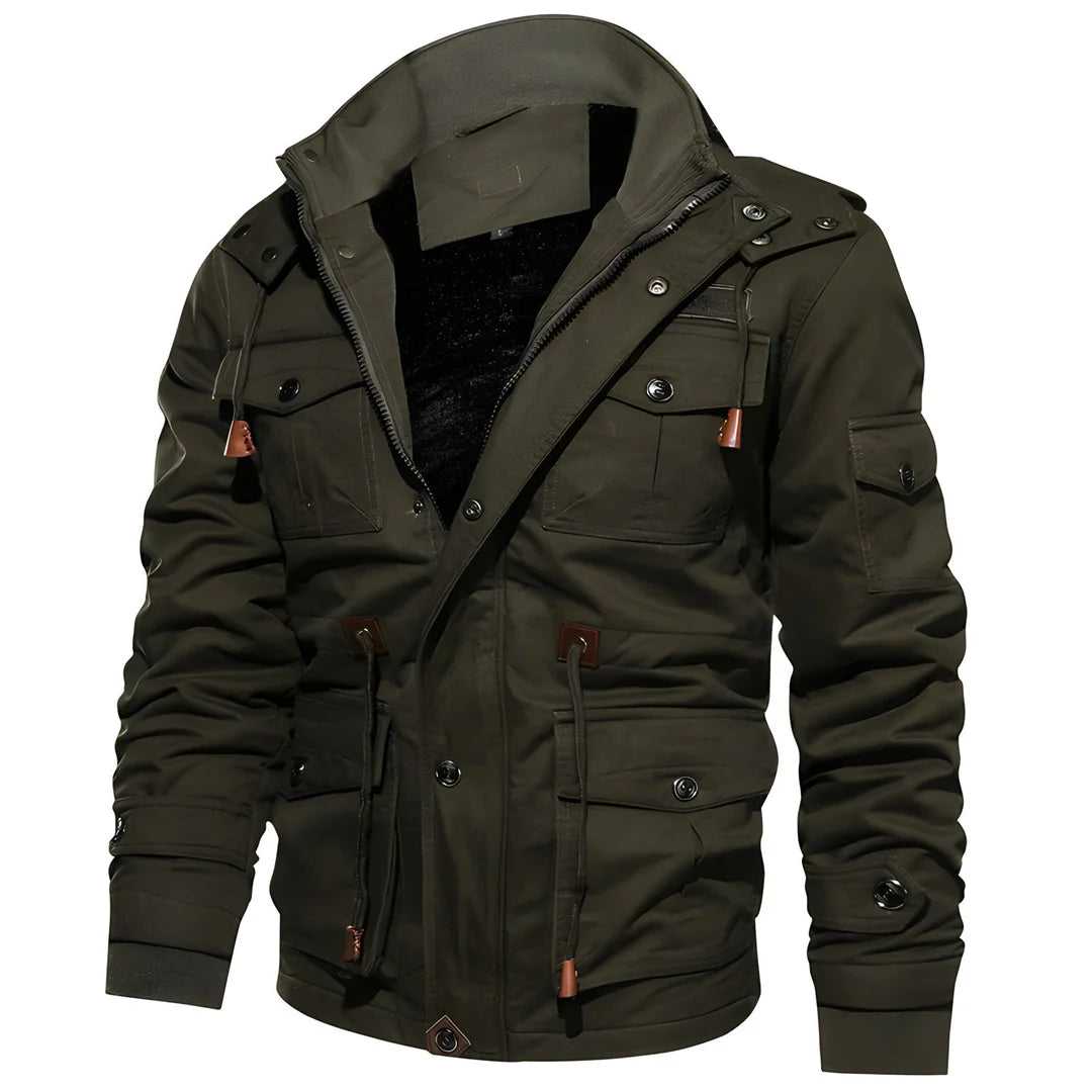 Winterjas Heren | Tussenjas Heren | Dubbele sluiting &amp; slim opberggemak