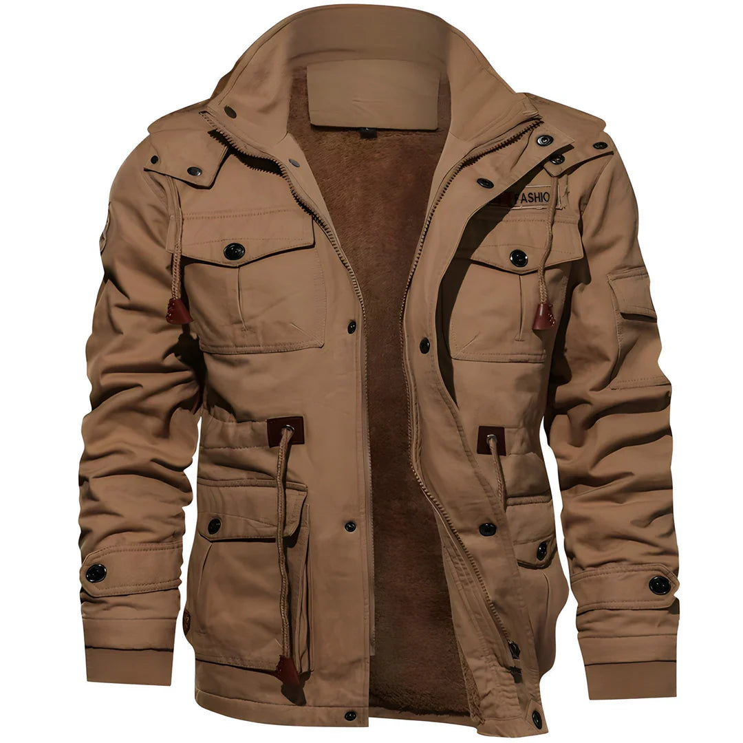 Winterjas Heren | Tussenjas Heren | Dubbele sluiting &amp; slim opberggemak