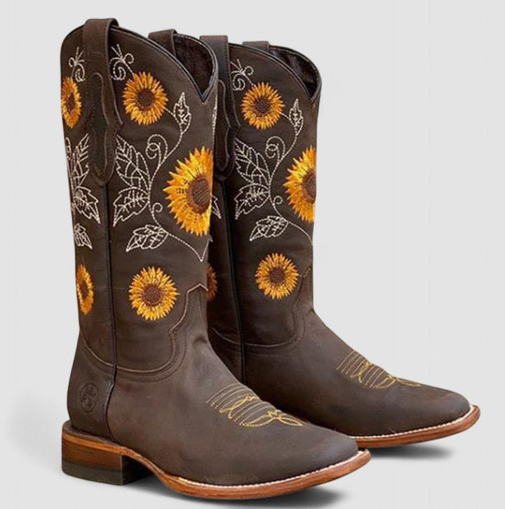 Boots Dames | Geborduurd &amp; Comfortabel