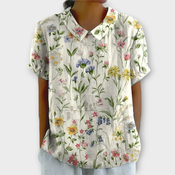 Zomer Blouse Dames | Bloemenprint &amp; Luchtig Draagcomfort