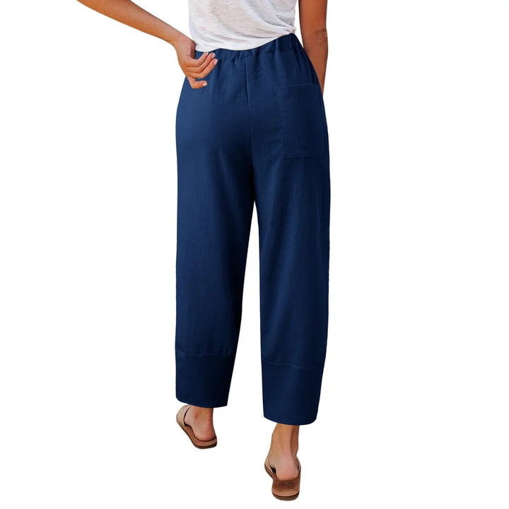 Zomer Broek Dames | Losvallend &amp; Enkellang Silhouet