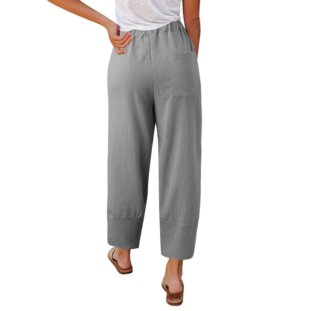 Zomer Broek Dames | Losvallend &amp; Enkellang Silhouet