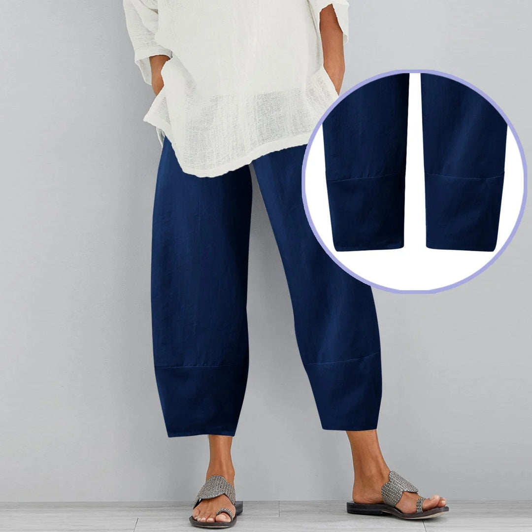 Zomer Broek Dames | Losvallend &amp; Enkellang Silhouet