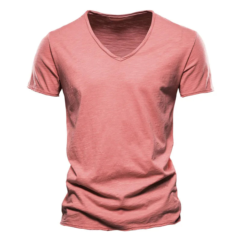 Zomer Shirt Heren | V-hals Design &amp; Luchtig Draagcomfort