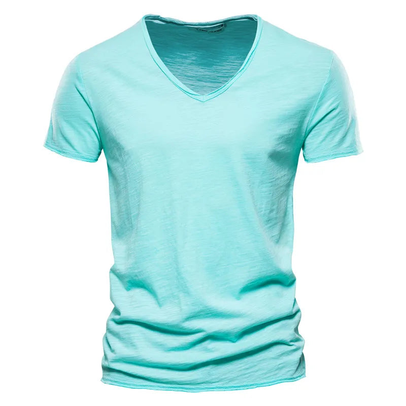 Zomer Shirt Heren | V-hals Design &amp; Luchtig Draagcomfort