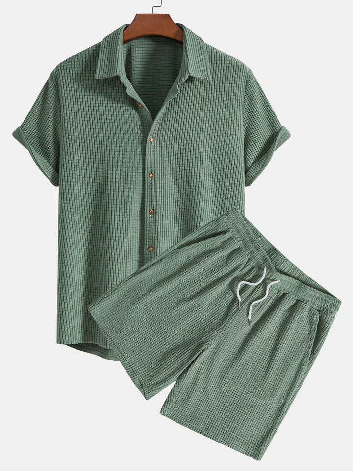 Zomerset Heren | Relaxed Ribpatroon &amp; Moeiteloze Stijl